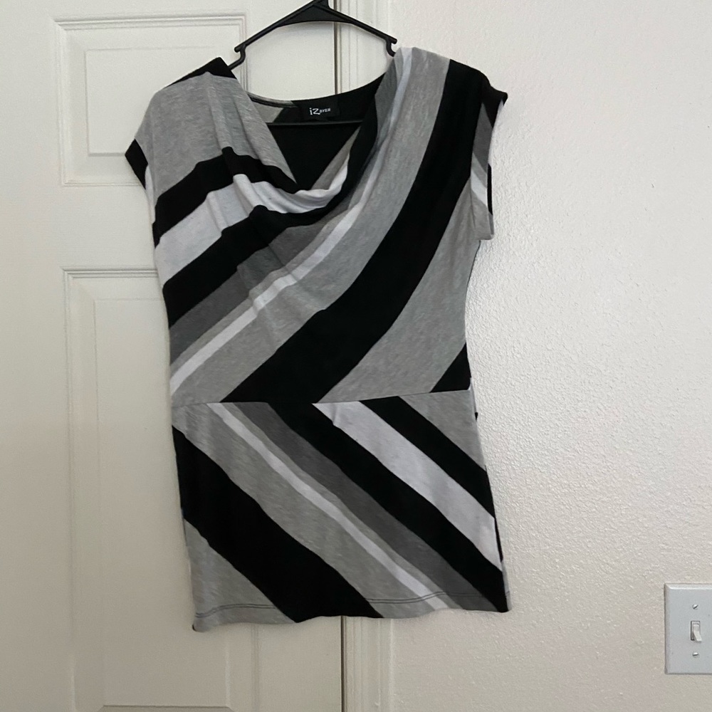 Black/Gray Short Sleeve shirt